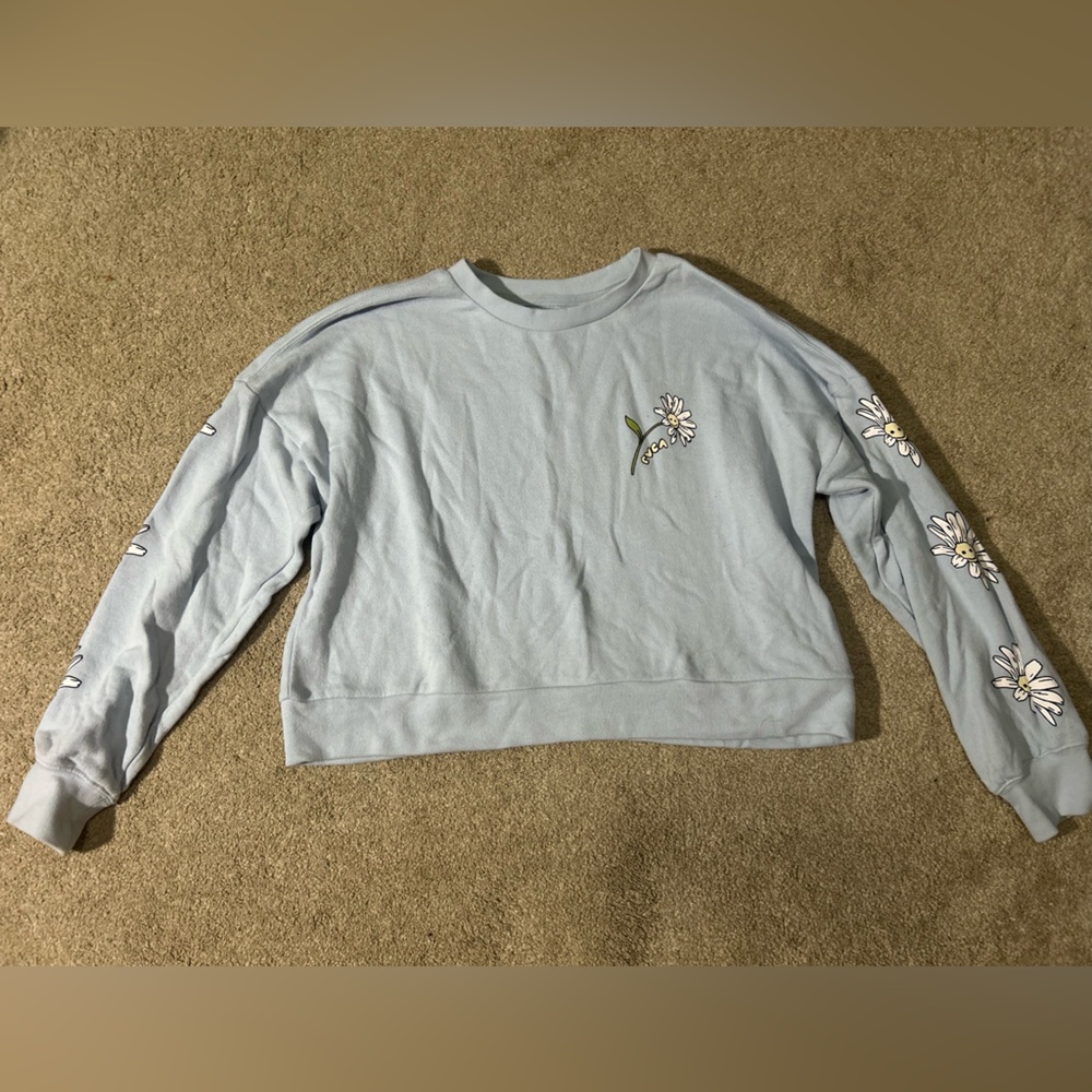 RVCA Cropped Sweatshirt size: small